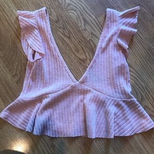 Peplum Crop Top